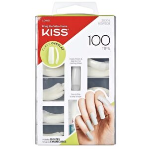 KISS 100 TIPS KIT CURVE OVERLAP LONG