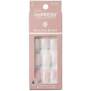IMPRESS PRESS ON MANICURE BARE BUT BETTER NAILS