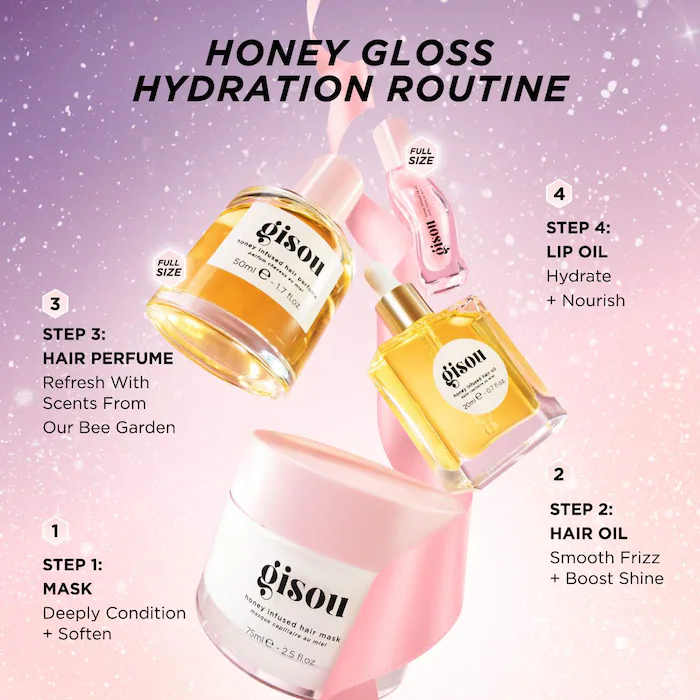 Gisou HONEY GLOSS HYDRATION HEROES HAIR VALUE SET – Queen Of Beauty