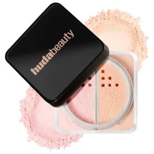 HUDA BEAUTY EASY BAKE LOOSE POWDER BRIGHTENING + CORRECTING DUO