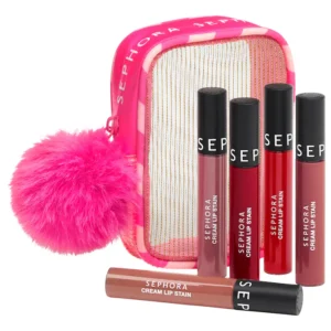 SEPHORA 5PC CREAM LIP STAIN MAKEUP GIFT SET