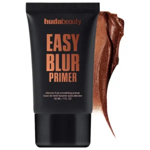 HUDA BEAUTY EASY BLUR SILICONE -FREE SMOOTHING & PORE-MINIMIZING PRIMER BRONZE FUDGE