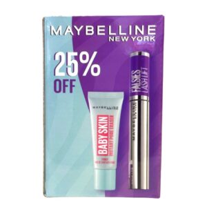 MAYBELLINE FALSE LASHE LIFT MASCARA & BABY SKIN PRIMER DUO SET
