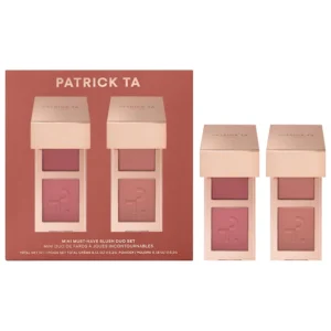 PATRICK TA MINI MUST-HAVE MAJOR HEADLINES DOUBLE-TAKE CRÈME & POWDER BLUSH DUO SET