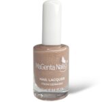 133 Chiffon Nude w Gold Glitter