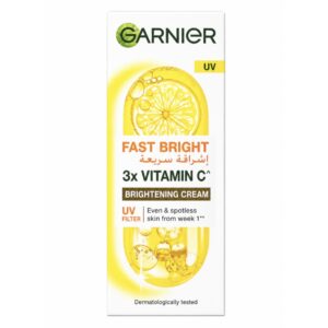 GARNIER FAST BRIGHT 3x VITAMIN C BRIGHTENING CREAM