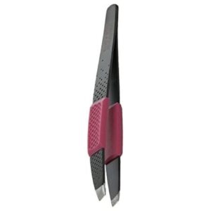 BETER SLANTED TIP TWEEZERS WITH GRIP