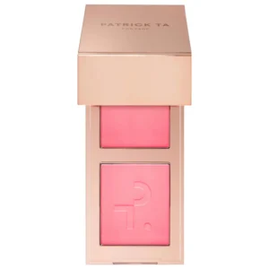 PATRICK TA MINI MAJOR HEADLINES DOUBLE-TAKE CRÈME & POWDER BLUSH DUO
