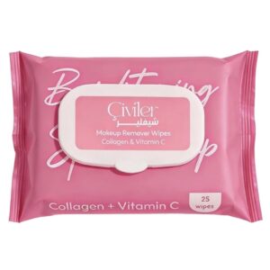 Çiviler 3-IN-1 MAKEUP REMOVER WIPES (COLLAGEN & VITAMIN C)